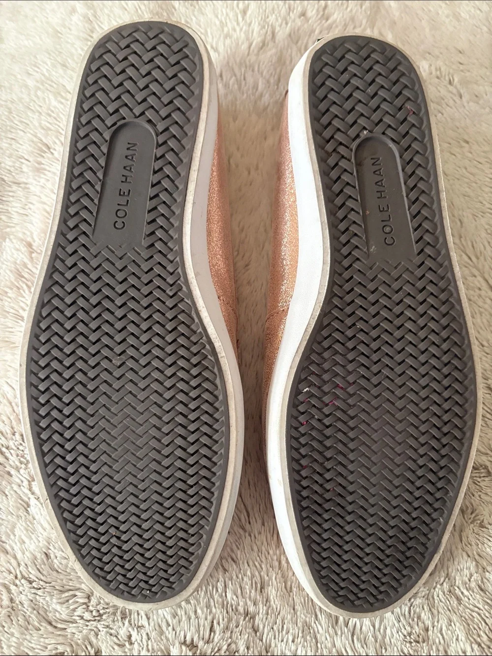 Cole Haan Metallic Rose Penny Loafers